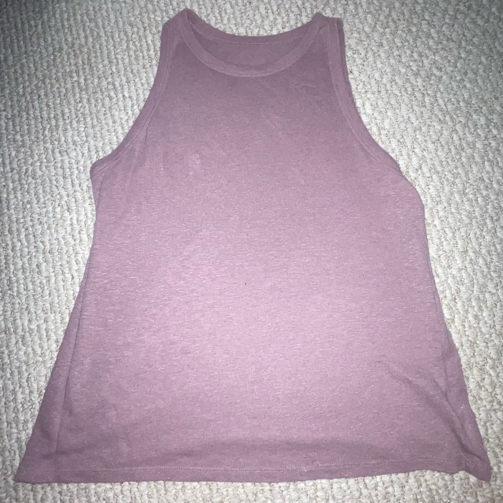 A New Day light purple tank top